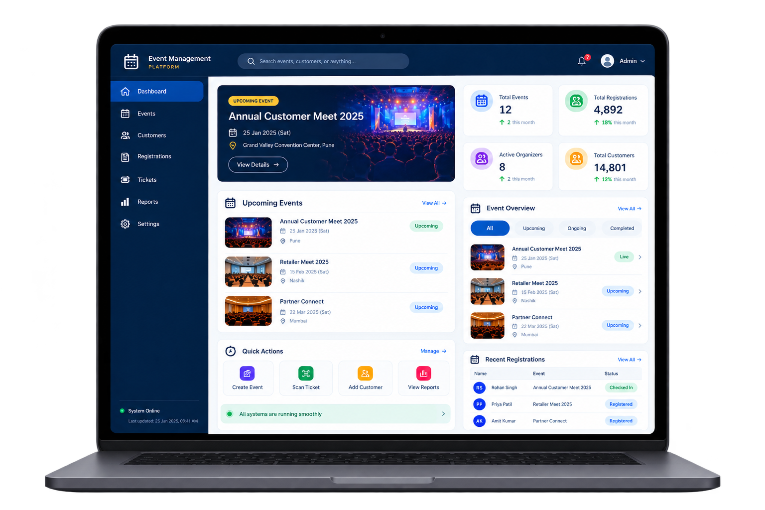 Event management app