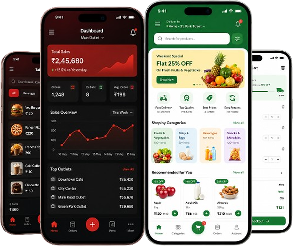 Axentrasoft mobile apps in production