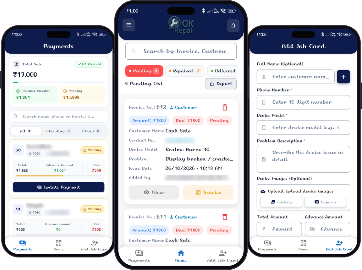 Service management app
