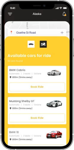 Taxi Booking App Development Services