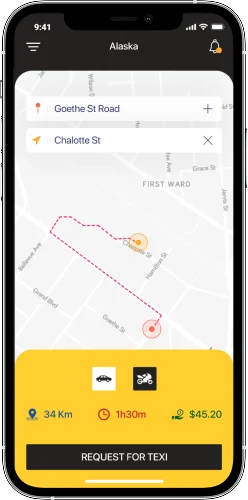 Taxi Booking App Development Services